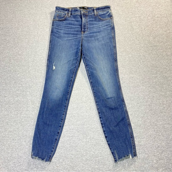 KUT From The Kloth Jeans Womens 2 Connie Fab AB Hi Rise Ankle Skinny Raw Hem - Picture 1 of 14